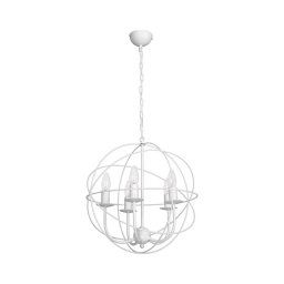 Candelabro GLOBE 5 5xE14/60W branco