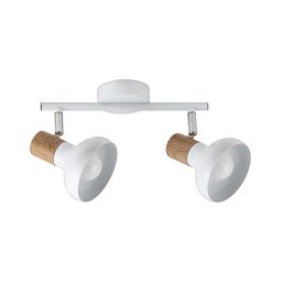 Rabalux 5944 - Candelabro integrado HOLLY 2xE14/40W/230V branco