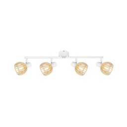 Foco ATARRI 4xE14/25W/230V branco/bege