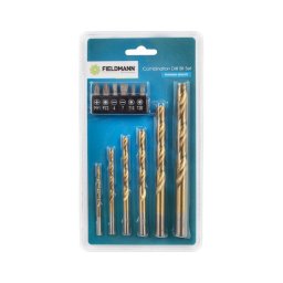 Fieldmann - Conjunto de brocas para ferro + bits 12 unid.