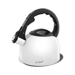Lamart - Chaleira de 2 l de aço branco/aço inoxidável