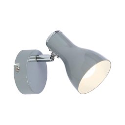 Candeeiro de parede JULIE 1xE14/40W/230V cinzento