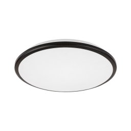 Rabalux 71128 - Luminária de teto LED ENGON 24W 230V 3000K preta 38 cm