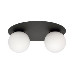 Iluminação de teto SOLAR 2xE14/10W/230V preto/branco