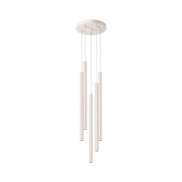 Sollux SL.1516 - Candeeiro suspenso PASTELO 5xG9/8W/230V creme