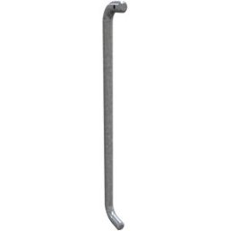 kaiserkraft Ferrolho de segurança para barreira de proteção de betão tipo 20, CxLxA 314 x 44 x 13,5 mm, cinzento
