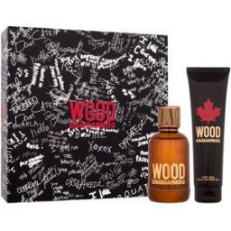 Dsquared2 Wood Pour Homme EDT 100ml Coffret 2 Peças