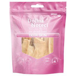 100g Dolina Noteci Dog Natural Treats pele de veado snacks para cães