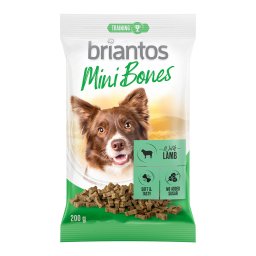 200g cordeiro Mini Bones Briantos snacks para cães