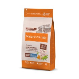Pack económico: 2x3kg Nature's Variety Healthy Grains Sterilized Sterilized Peixe Branco ração gato