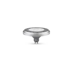Lâmpada LED AR111 GU10/12W/230V 3000K prateado 30°