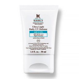 Kiehl's Protetor solar facial Ultra Light Daily UV Defense Aqua Gel SPF 50 PA ++++ Protetor solar para pele oleosa