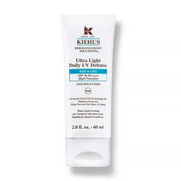 Kiehl's Protetor solar facial Ultra Light Daily UV Defense Aqua Gel SPF 50 PA ++++ Protetor solar para pele oleosa