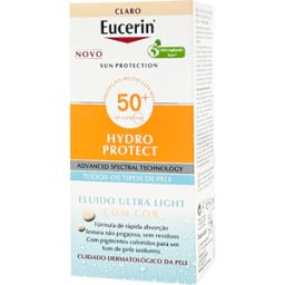 Eucerin Sun Hydro Protect com Cor FPS50+ Claro 50ml