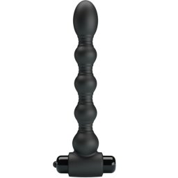 Pretty Love - Lynn Silicone Anal Plug 10 Vibrações Preto