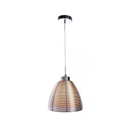 Deko-Light 342025 - Candeeiro suspenso FILO 1xE27/60W/230V diâmetro 19 cm prateado