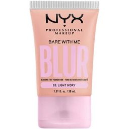 NYX Professional Makeup Bare with Me Blur Base Fluida Cobertura Média 30mL 03 Light Ivory