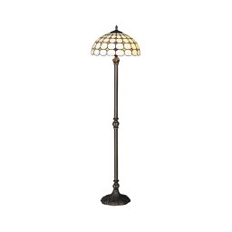 Rabalux 8078 - Candeeiro de chão de vitral Tiffany MARVEL 2xE27/60W/230V