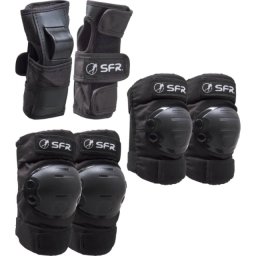 SFR Youth Ramp Triple Pad Set Black