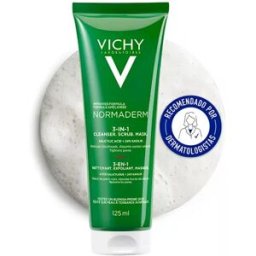 Vichy Normaderm Gel Esfoliante 3 Em 1 125ml