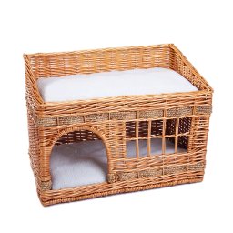 Pueblo Casinha para gatos e cães cor natural