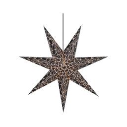 Markslöjd 704877 - Decoração de Natal KARLA 1xE14/25W/230V preto antigo 75 cm