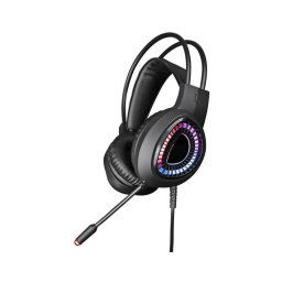 Auscultadores LED RGB para jogos VARR com microfone 7.1