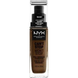 NYX Professional Makeup Can't Stop Won't Stop Base de Cobertura Total 30mL 22.3 Walnut
