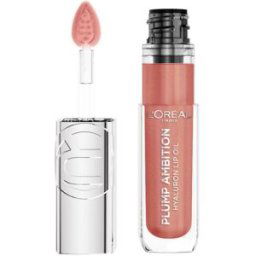 L'Oréal Paris Paradise Plump Ambition Hyaluron Óleo Labial Hidratante Acabamento Brilhante 5mL Nude Macaron 650
