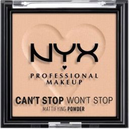 NYX Professional Makeup Can't Stop Won't Stop Pó Compacto Matificante Acabamento Leve 6g 03 Light Medium