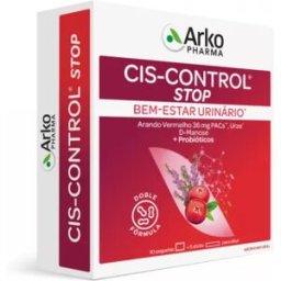 Arkopharma Cis-Control Stop Saqueta Activos Vegetais 10 x4g + Stick Fermentos Lácteos 5 x1.5g