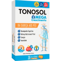 Tonosol Ómega Crescimento 30 gomas