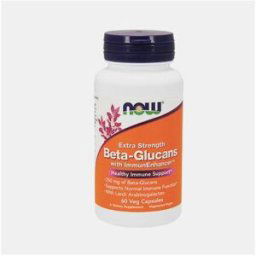 NOW BETA GLUCANS EXTRA STRENGTH 60 CAPSULAS
