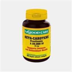 GOOD CARE BETA CAROTENO 15mg 100 CAPSULAS