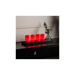 Eglo 410076 - Conjunto de 4 LEDs Decoração de Natal ADVENT LED/0,18W/2xCR2032 + Controlo remoto