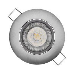 Foco de encastrar LED EXCLUSIVE 1xLED/5W/230V 4000 K prateado