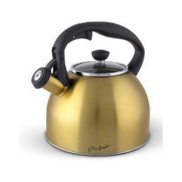Lamart - Chaleira de 2,5 l dourado/aço inoxidável
