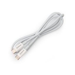 Cabo USB USB-C / USB-C conector 60W 1m branco