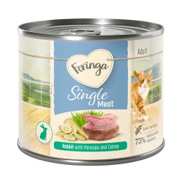 6x200g coelho Single Meat Menu Feringa latas gatos