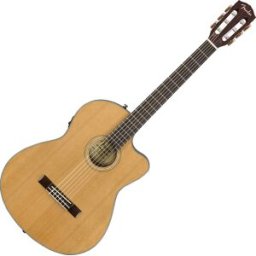 Fender CN-140SCE Nylon WN with Case Natural Guitarra Clássica