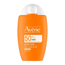 Avene Protetor solar facial Ultra Fluid SPF 50 Protetor solar facial invisível