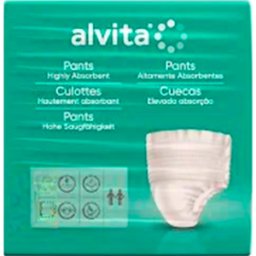 Alvita Cueca Incontinência Super L 14 unidades
