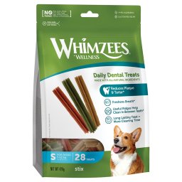 2x28uds. by Wellness Stix Whimzees tam.S snacks para cães porte pequeno