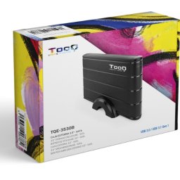 Caixa HDD Tooq 3.5'' SATA LED - USB 3.0 Preto TQE-3530B
