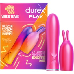 Durex Play Estimulador de Clitóris e Vibrador 2 em 1