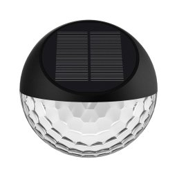 Aigostar - Iluminação de parede solar LED LED/2W/1,2V preto 2700K IP44