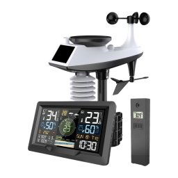 Solight TE91WiFi - Estação meteorológica Prof. Wi-Fi Tuya, LCD colorido, 2xAA