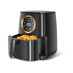 Aigostar - Fritadeira elétrica 1400W/230V 4,2l preta
