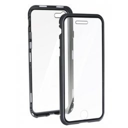 Capa Iphone 11 Pro Max 6.5" "360 Full Cover Magnetica + Tpu" Preto/Transparente