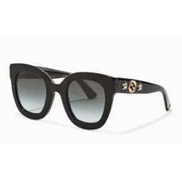 Gucci Eyewear Óculos de sol para mulheres GG0208S 49 Acetate Black